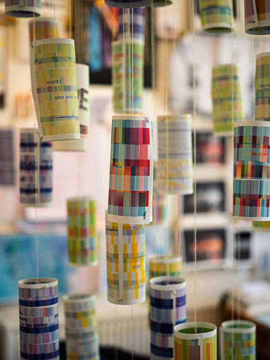 'attention seekers' installation artwork by richard nicholls