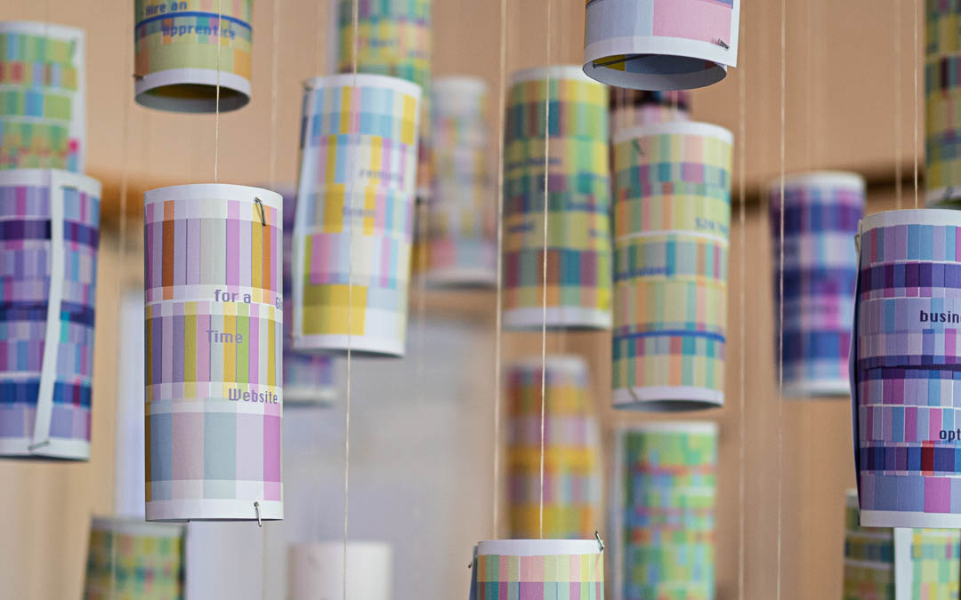 'attention seekers' installation artwork by richard nicholls